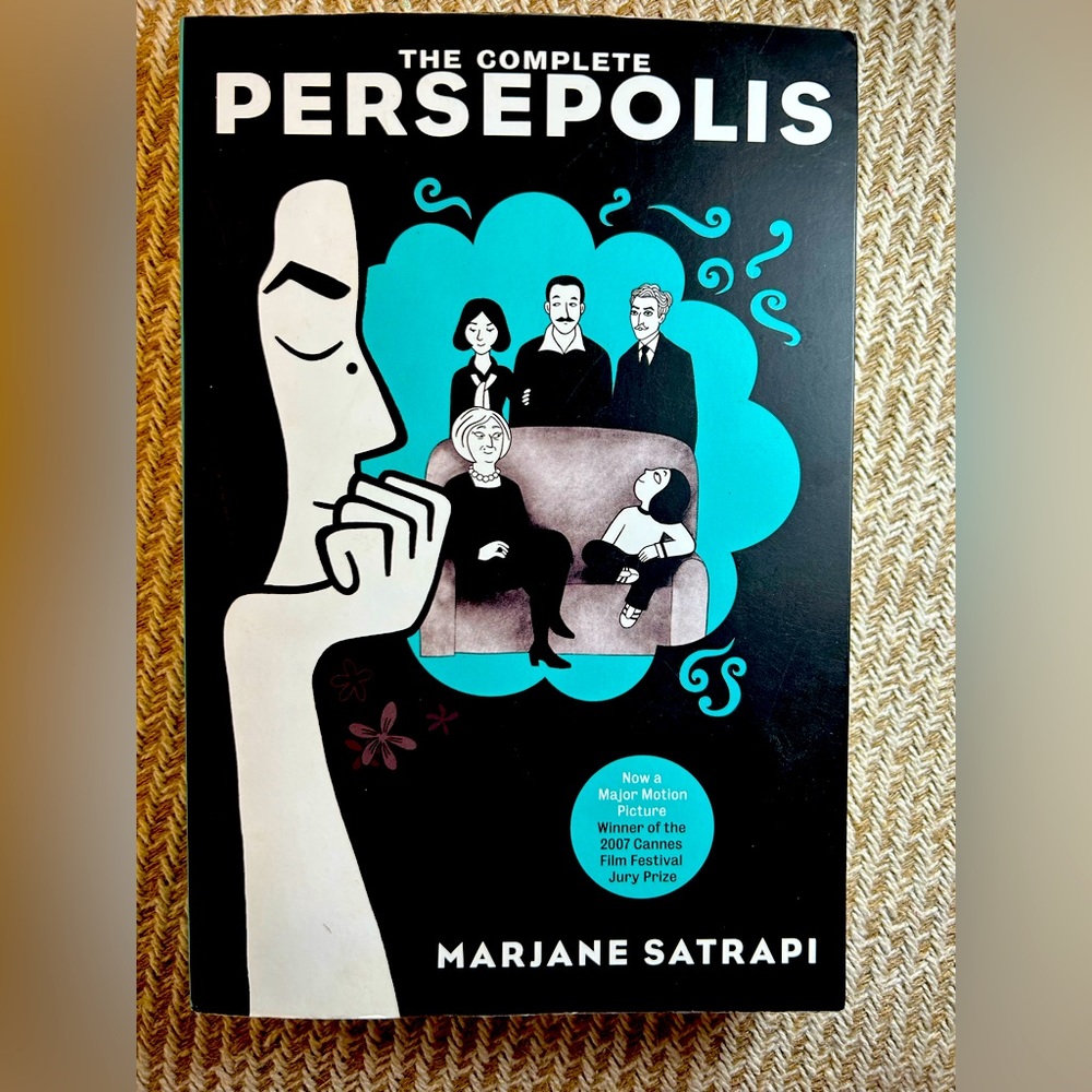 Persepolis: The complete graphic novel soft cover Iranian woman’s memoir euc